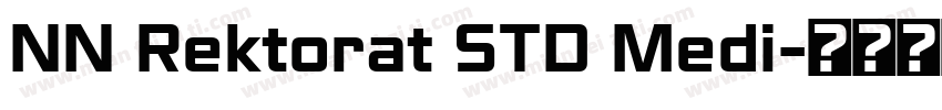 NN Rektorat STD Medi字体转换